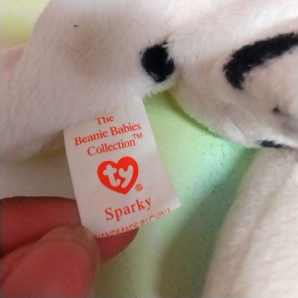 ✓TY Beanie Baby - Sparky the Dalmatian Dog - Picture 9 of 9